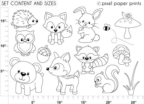 Woodland Coloring Pages at GetColorings.com | Free printable colorings