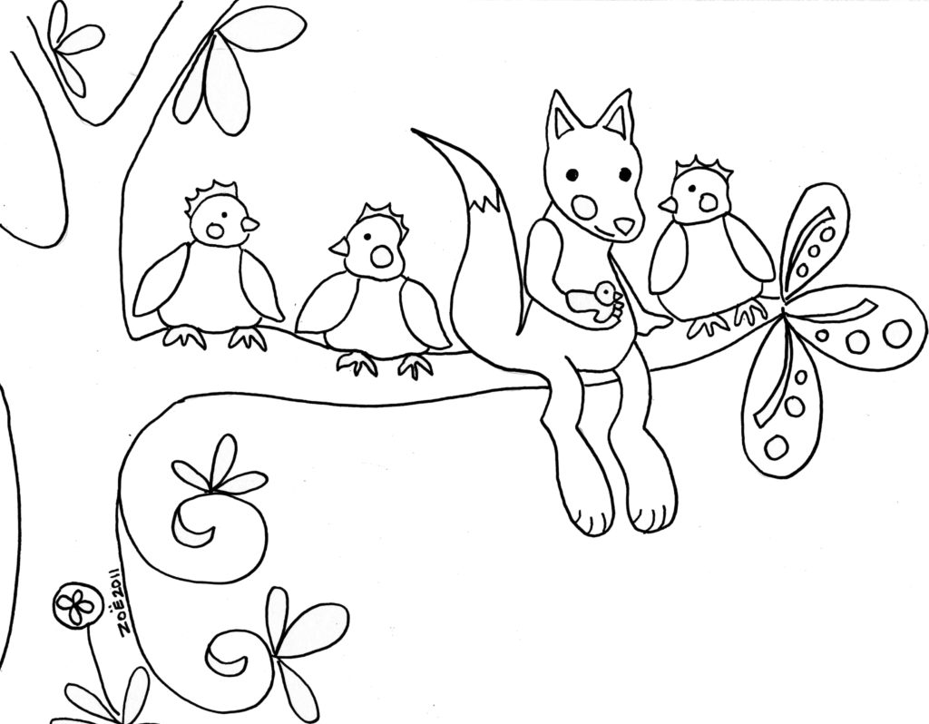 Woodland Creatures Coloring Pages at GetColorings.com | Free printable