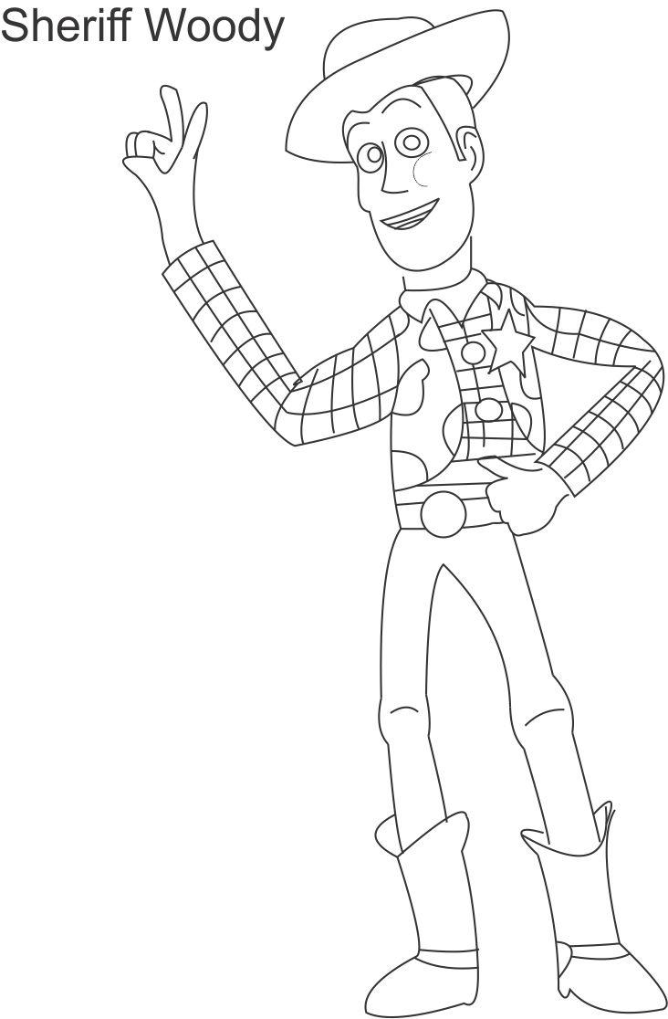 Woody Coloring Pages at Free printable