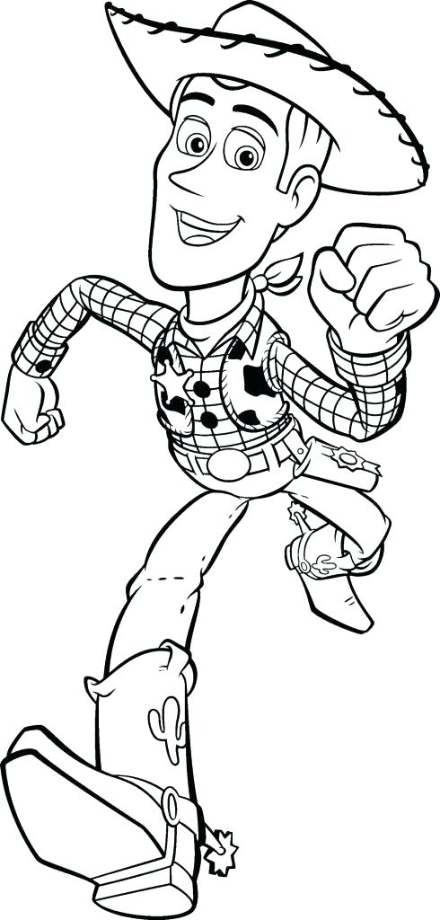 Woody Toy Story Coloring Page At Getcolorings Free Printable