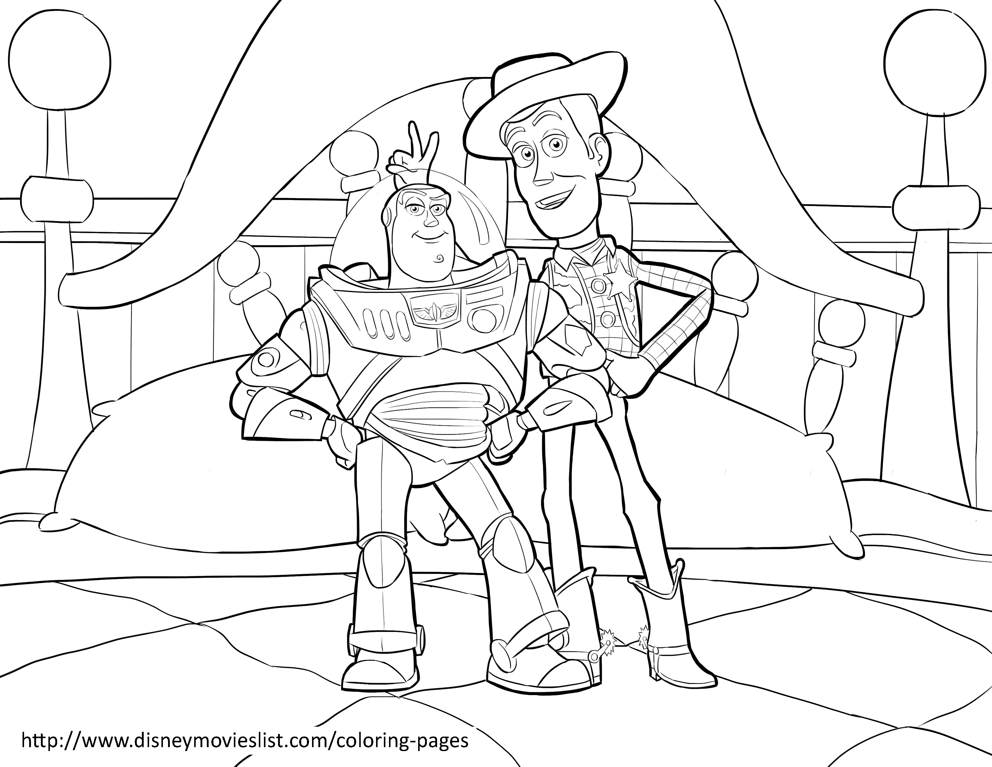 Woody Toy Story Coloring Page At GetColorings Free Printable