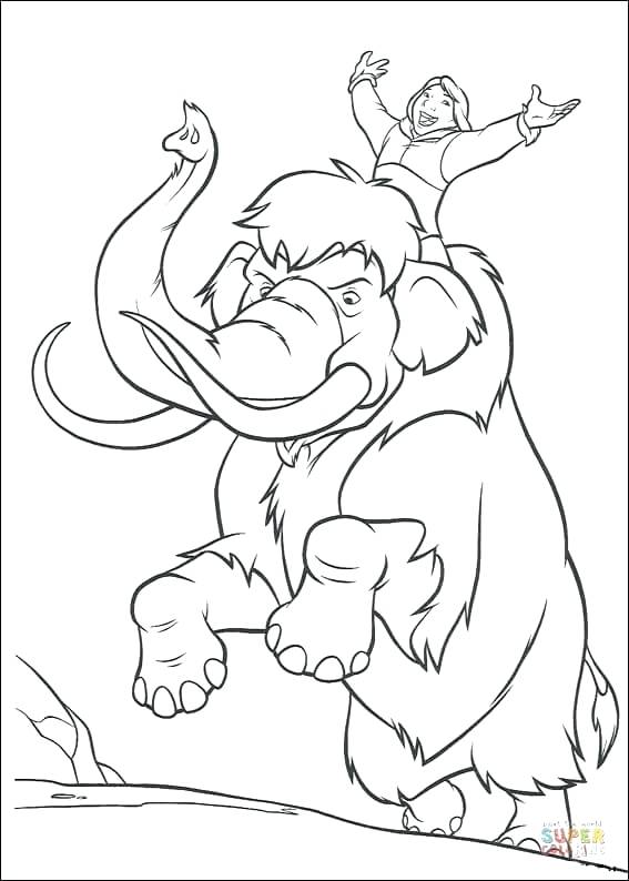 Woolly Mammoth Coloring Pages at GetColorings.com | Free printable