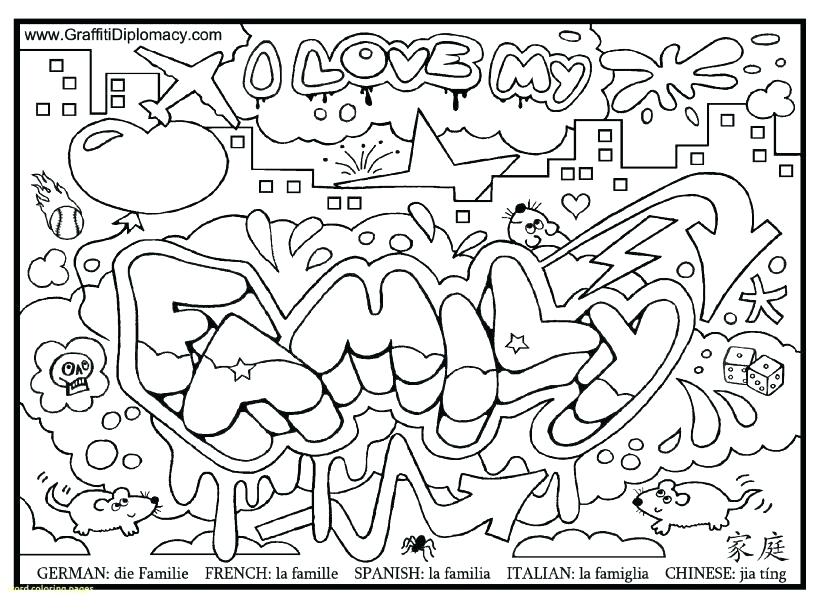 Word Art Coloring Pages At Getcolorings.com | Free Printable Colorings