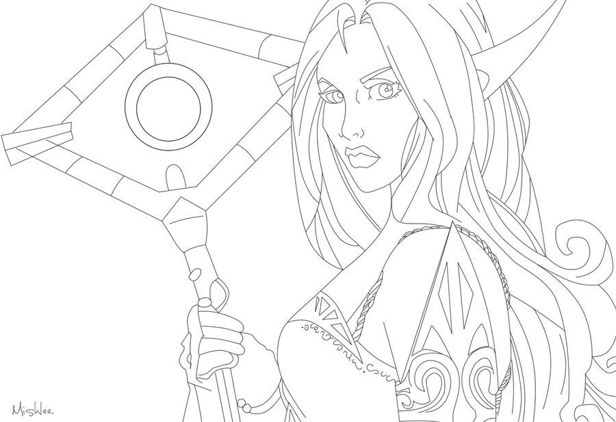 World Of Warcraft Coloring Pages At GetColorings Free Printable