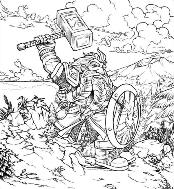 World Of Warcraft Coloring Pages Coloring Pages