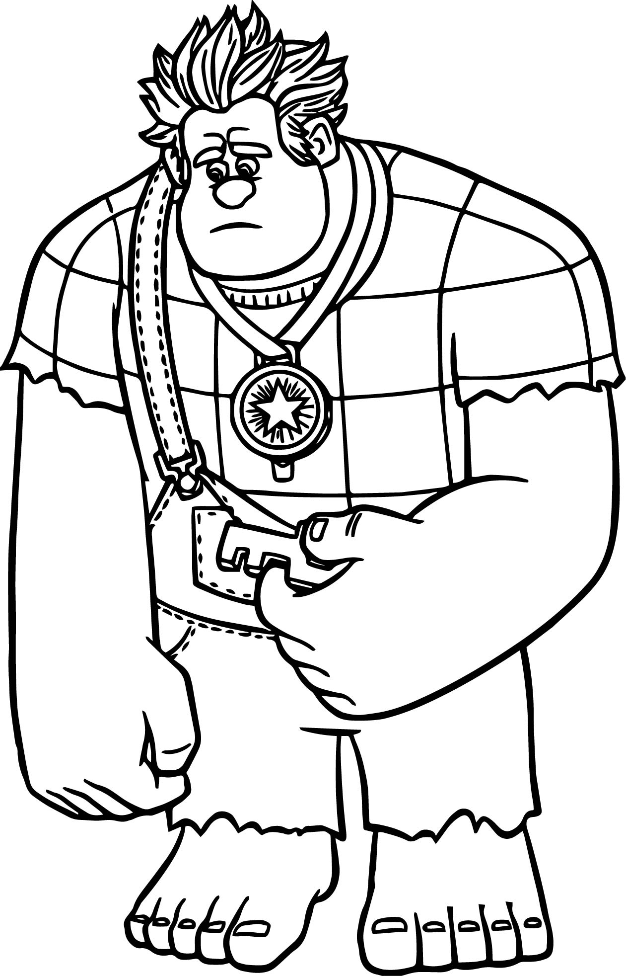 Wreck It Ralph Coloring Pages at GetColorings.com | Free printable