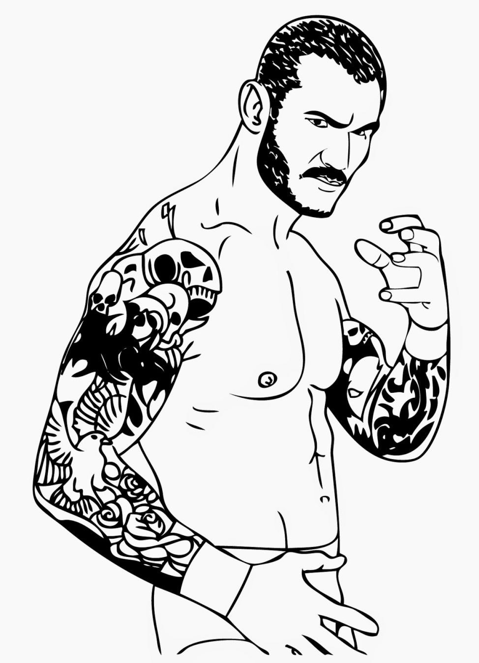 Wrestling Belt Coloring Pages At GetColorings Free Printable 