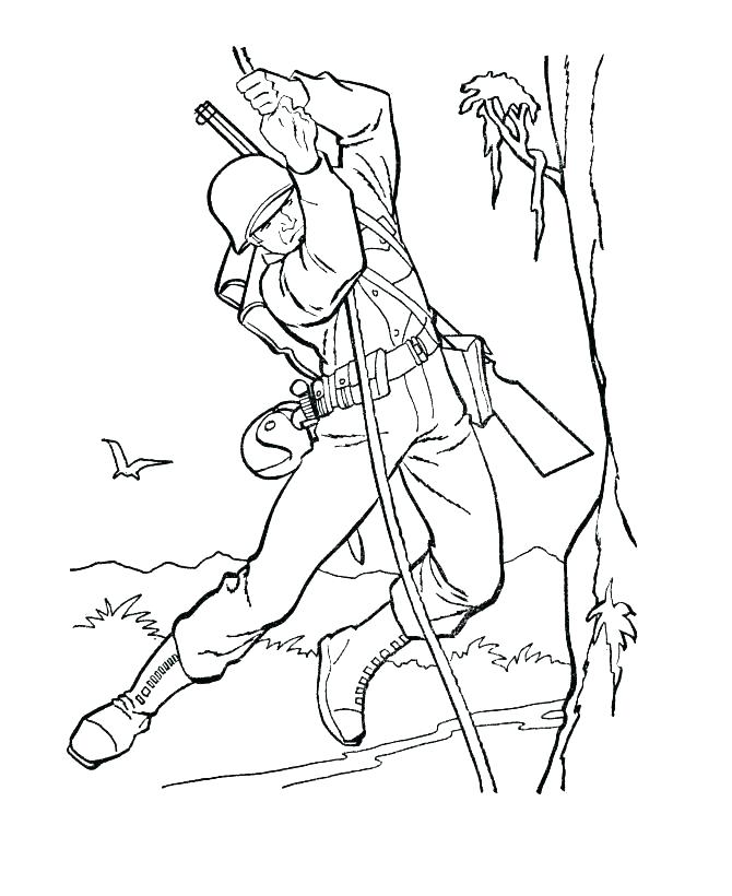 670x820 Army Coloring Pages Printable