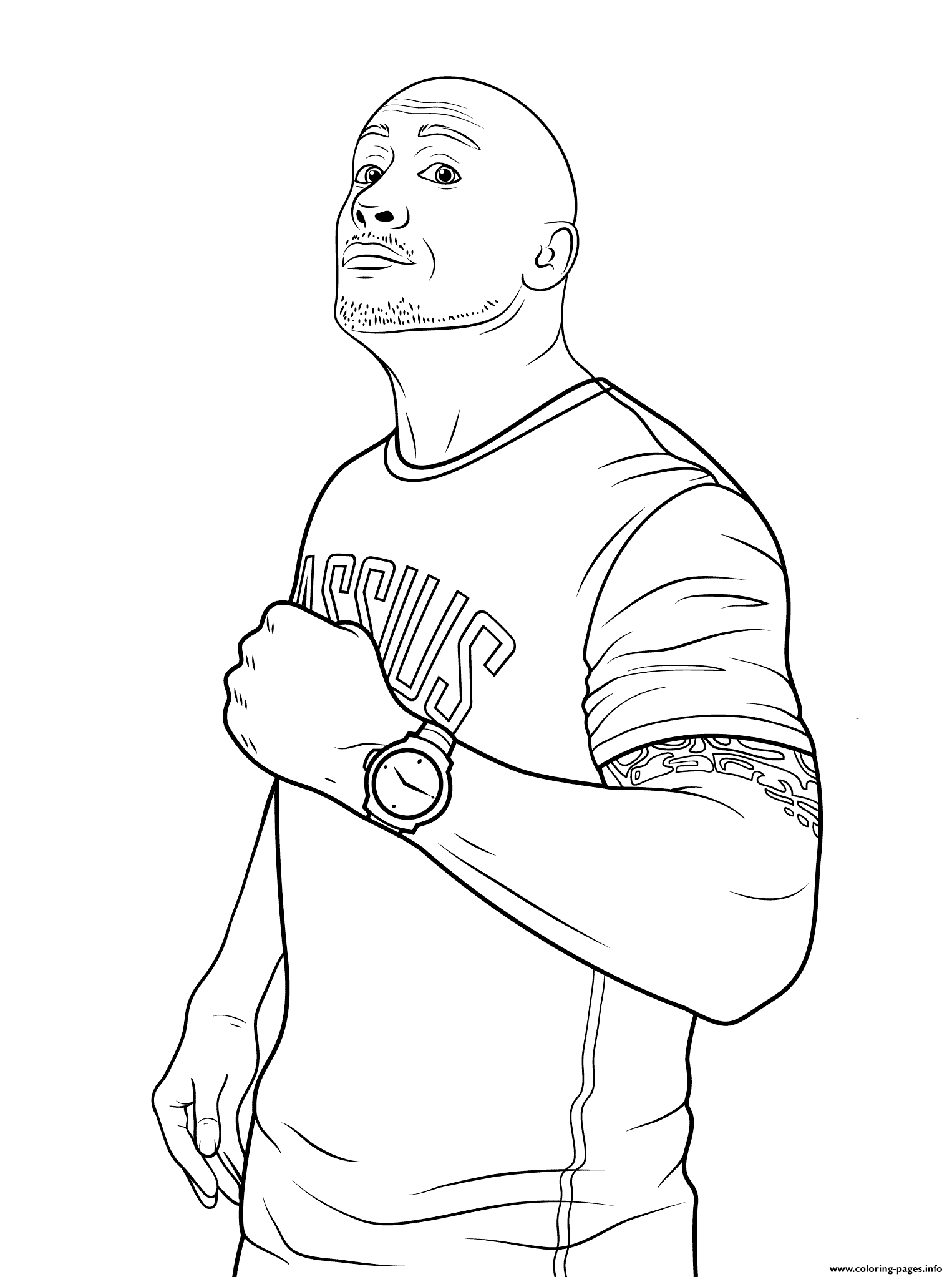 Wwe Championship Coloring Pages at GetColorings.com | Free ...