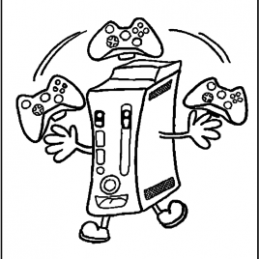 Xbox Controller Coloring Pages at GetColorings.com | Free ...