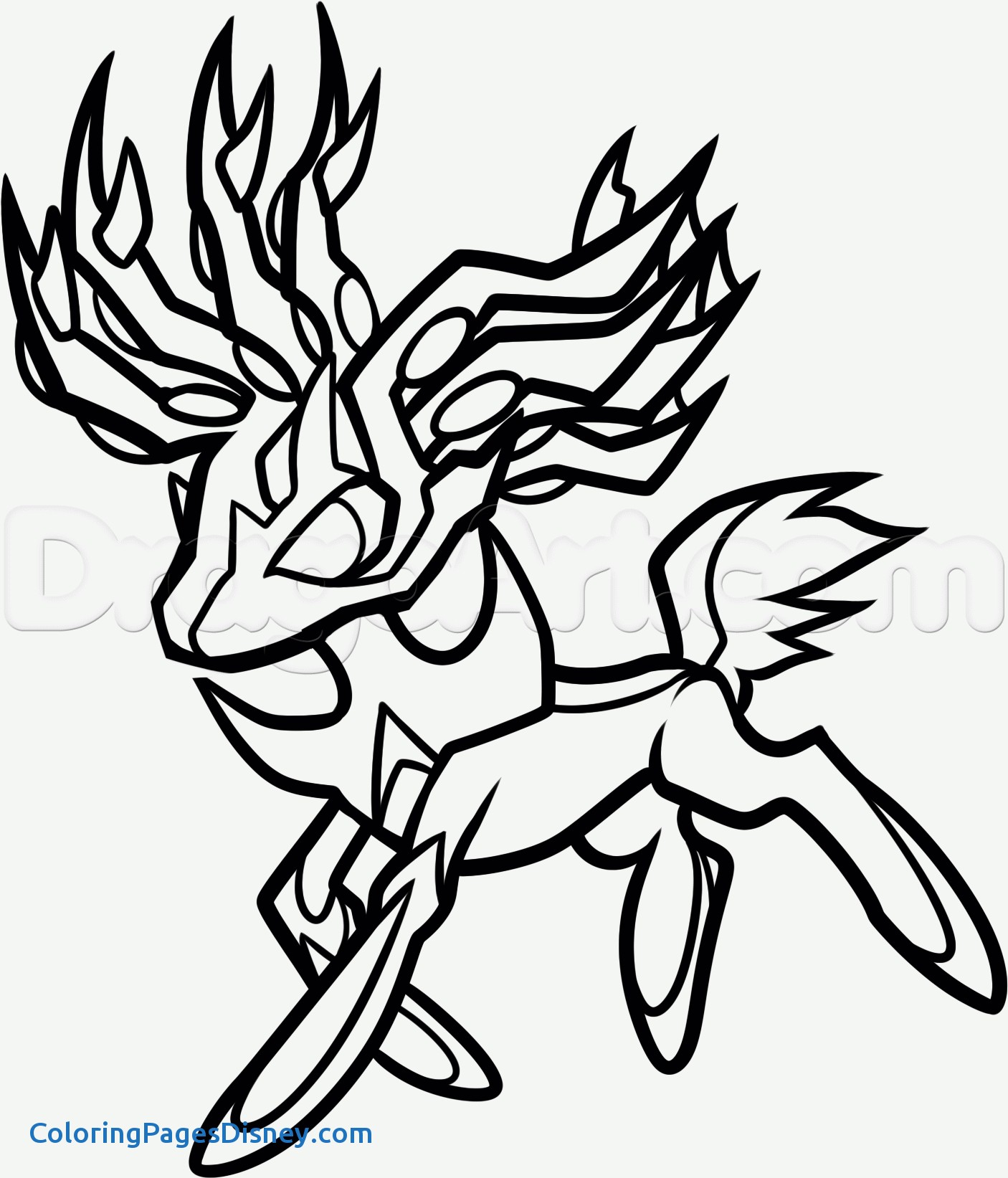 Xerneas Coloring Pages at GetColorings.com | Free printable colorings