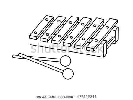 Xylophone Coloring Page at GetColorings.com | Free printable colorings