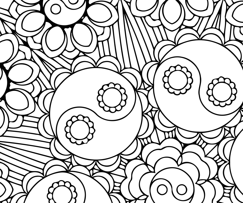Yin And Yang Coloring Pages at GetColorings.com | Free ...