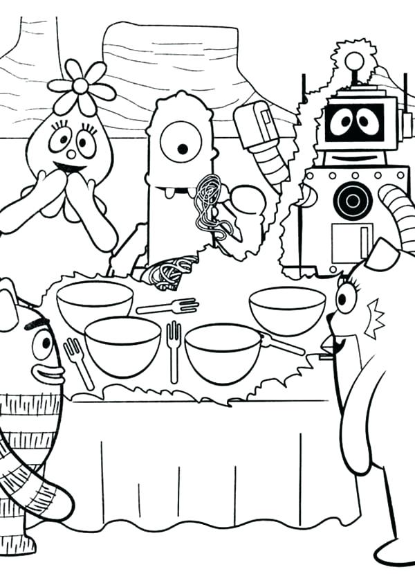 Yo Gabba Coloring Pages At Getcolorings.com 