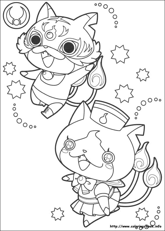 Yo Kai Watch Coloring Pages At Getcolorings Free Printable