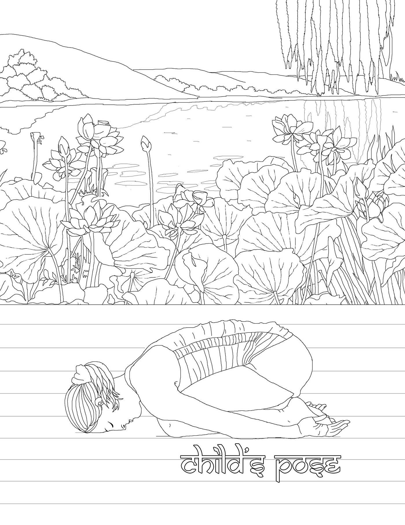 Yoga Coloring Pages at GetColorings.com | Free printable ...