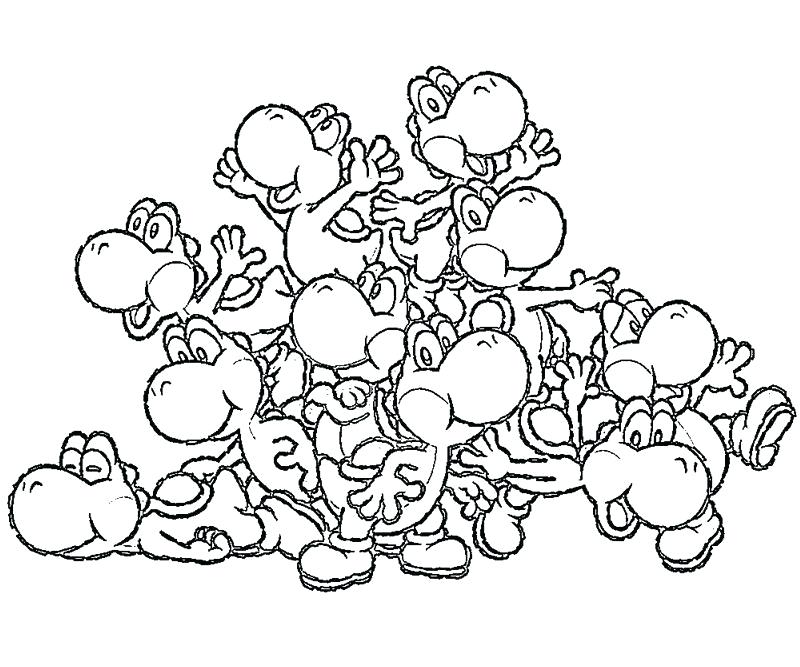 Yoshi Coloring Pages at GetColorings.com | Free printable colorings