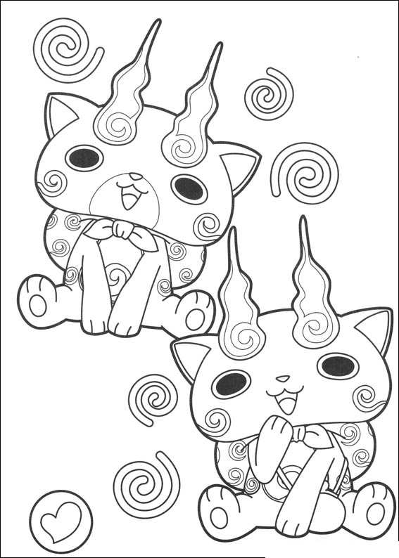 Youkai Watch Coloring Pages At Getcolorings Free Printable