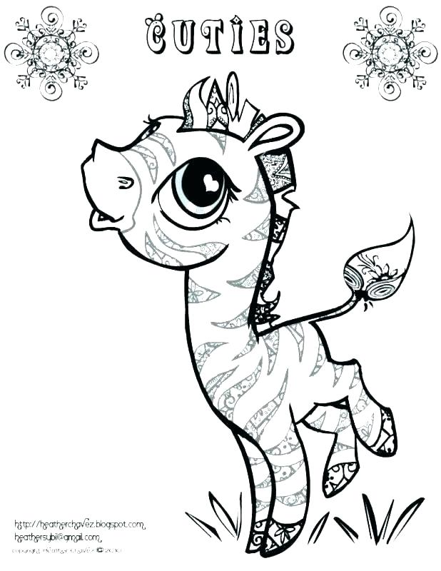 618x800 Zebra Coloring Page Pages