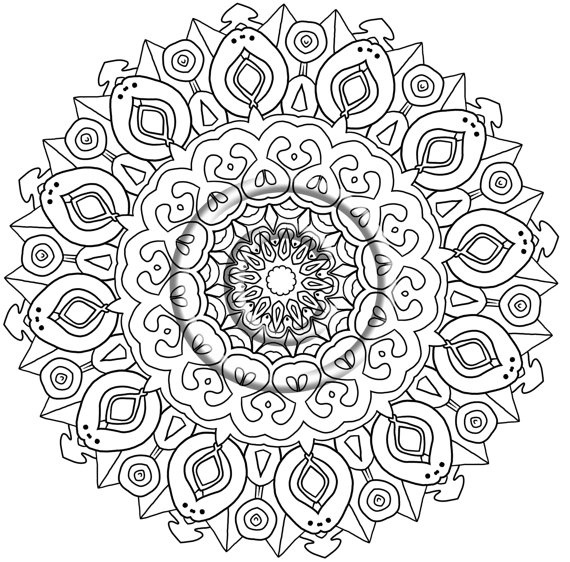 570x562 Zentangle Coloring Pages Fresh Zendoodle Page Printable