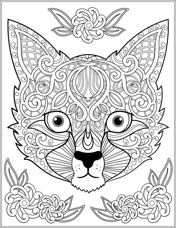 Easy Zentangle Coloring Pages At GetColorings.com | Free Printable ...