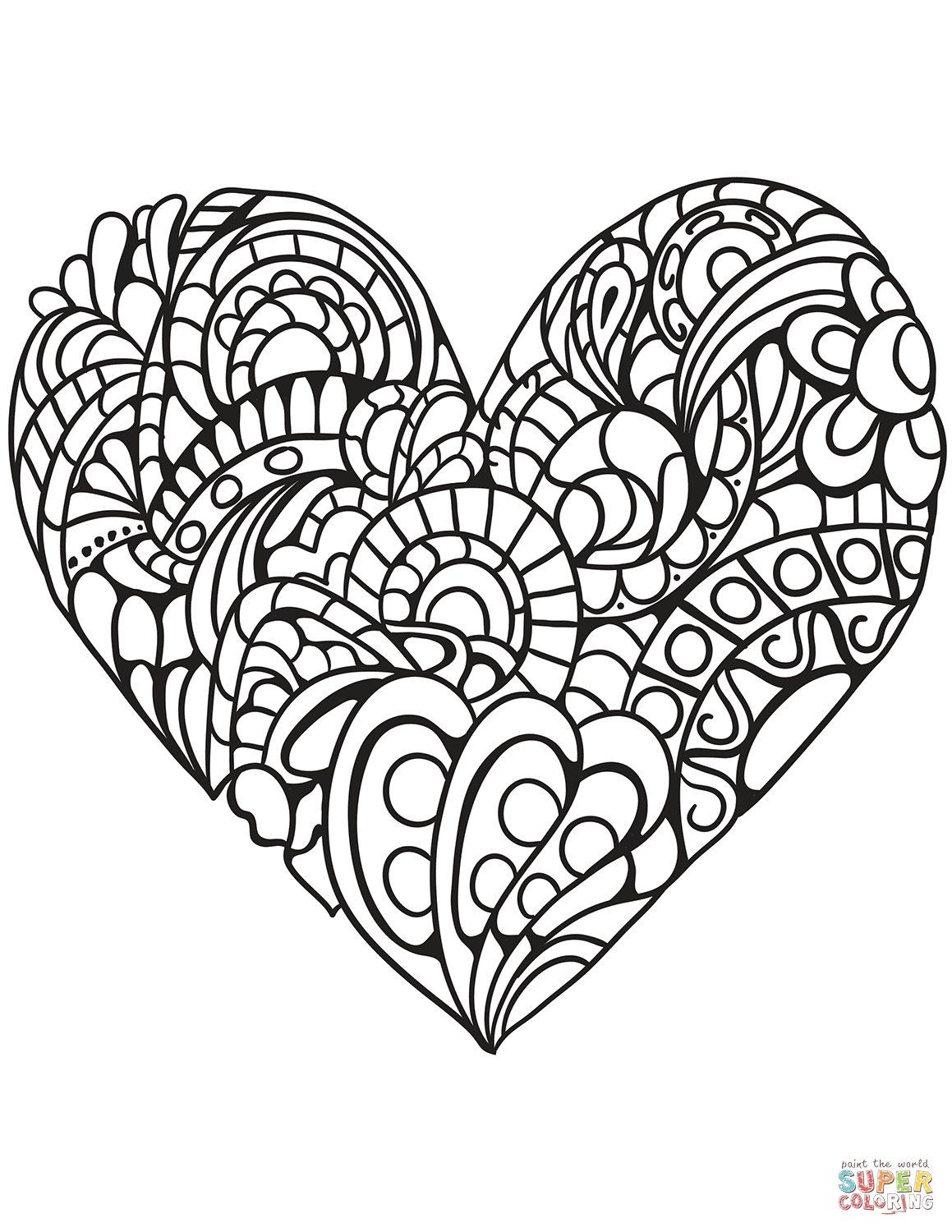 Zentangle Coloring Pages For Kids at GetColorings.com ...