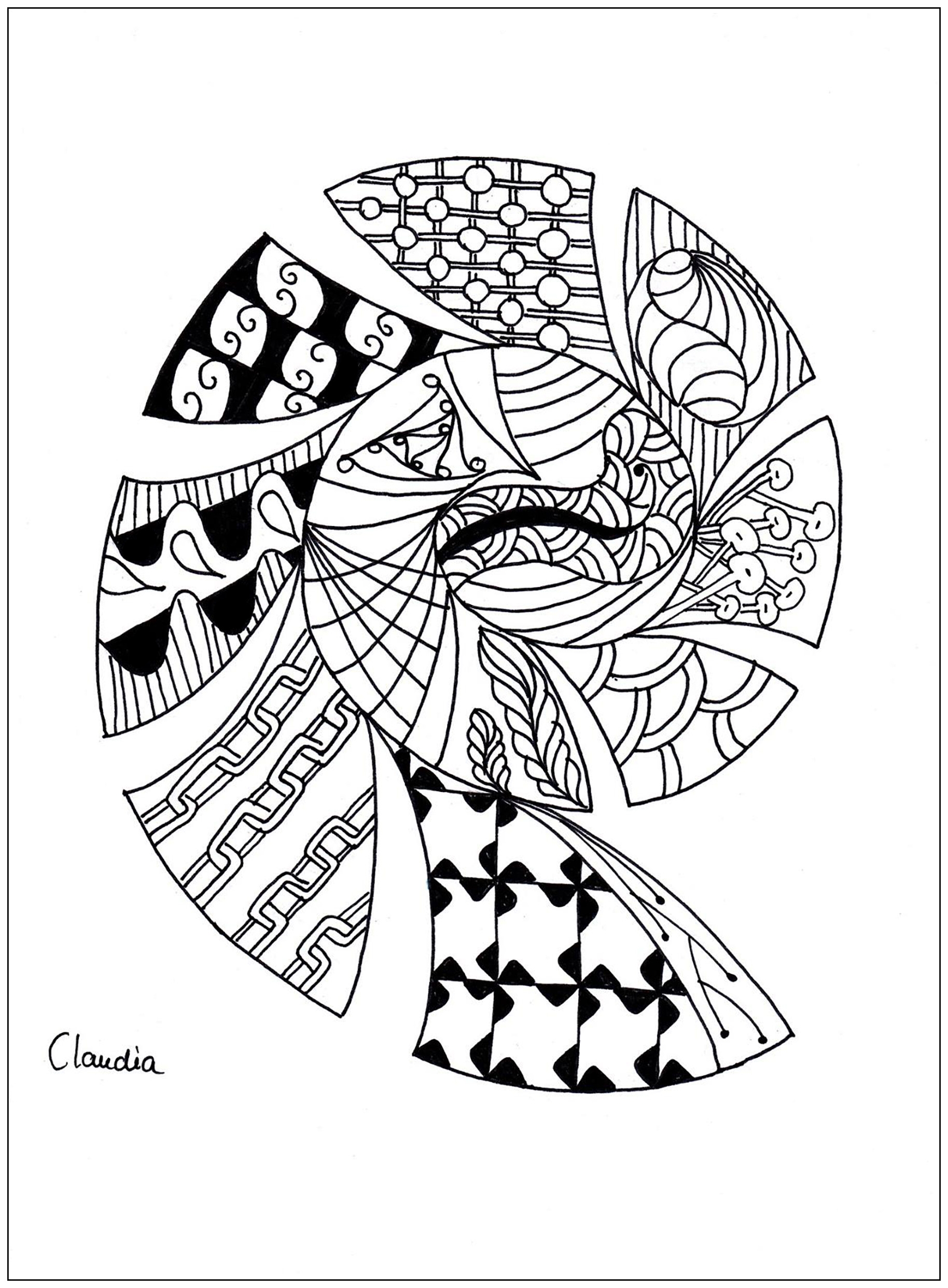 Zentangle Coloring Pages To Print At GetColorings Free Printable Colorings Pages To Print