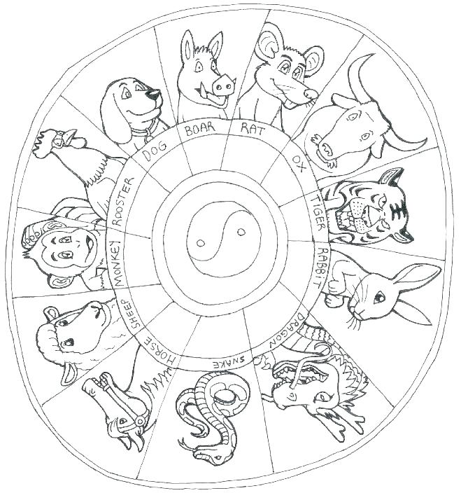 Zodiac Coloring Pages at GetColorings.com | Free printable colorings