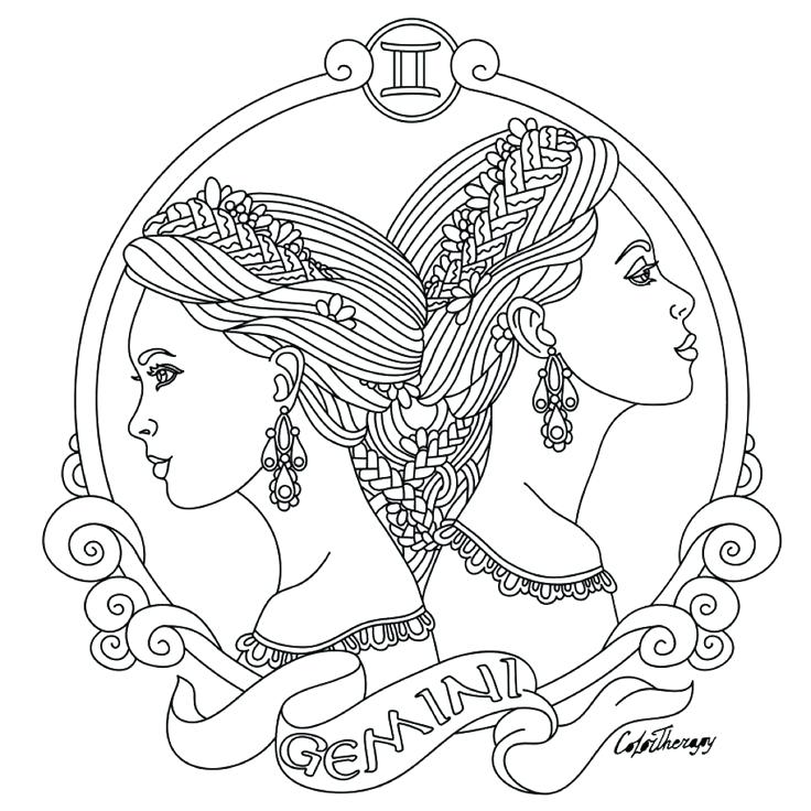 Zodiac Signs Coloring Pages at GetColorings.com | Free printable