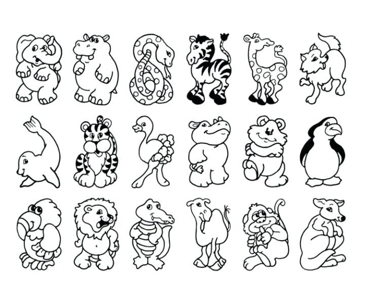 Zoo Animal Coloring Pages For Preschool at GetColorings ...