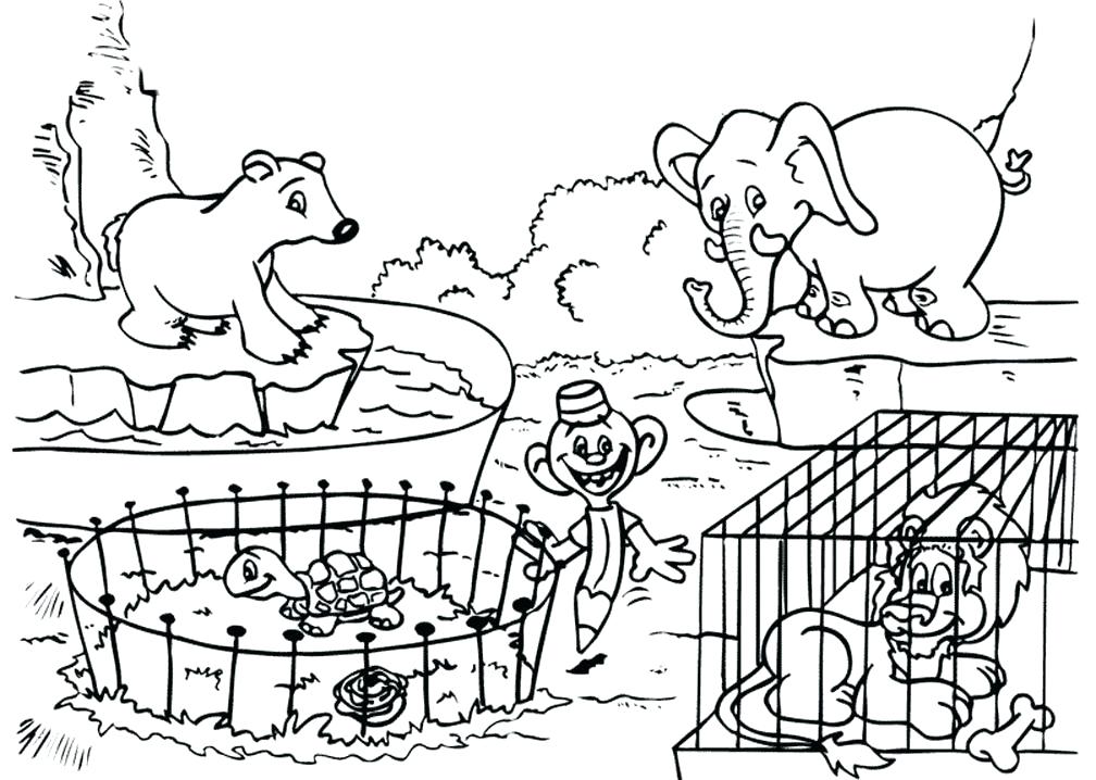 Zookeeper Coloring Page at GetColorings.com | Free printable colorings