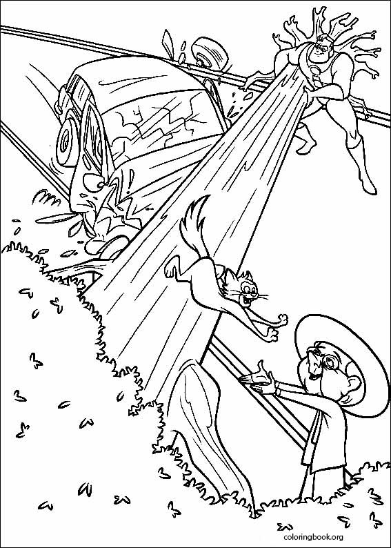 567x794 The Incredibles Coloring Page (007) @