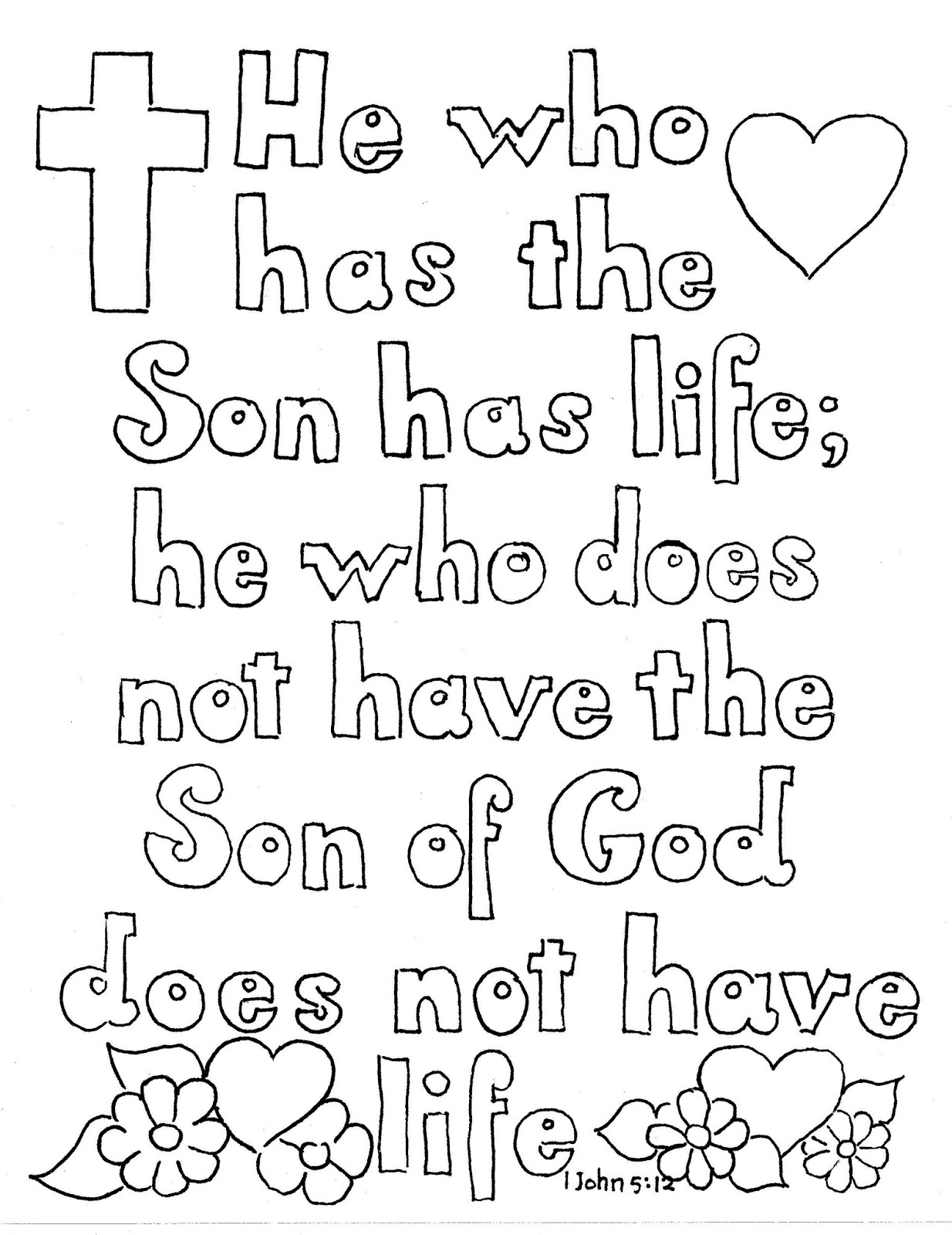 Coloring Pages For Kids By Mr. Adron 1 John 512 Print And Color 1234x1600 Coloring Pages For Kids By Mr. Adron 1 John 512 Print And Color