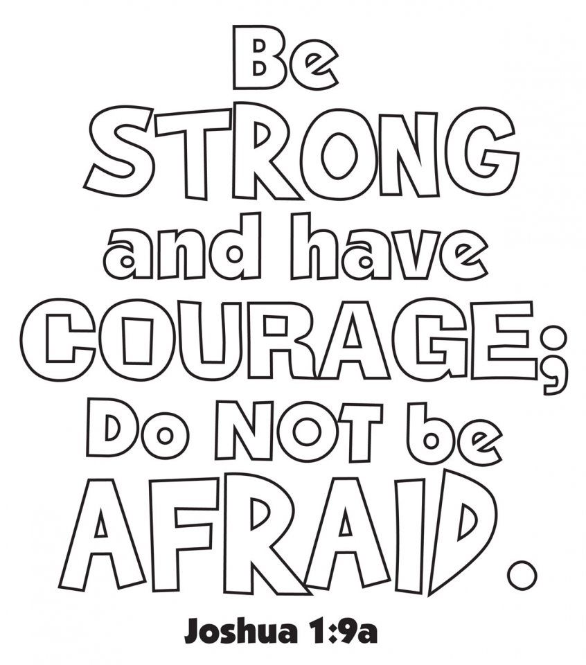 Joshua 1 9 Coloring Page 846x960 Joshua 1 9 Coloring Page