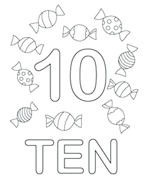 Coloring Pages Numbers 1 10 600x768 Coloring Pages Numbers 1 10