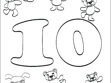 Number Coloring Pages Preschool 440x330 Number Coloring Pages Preschool
