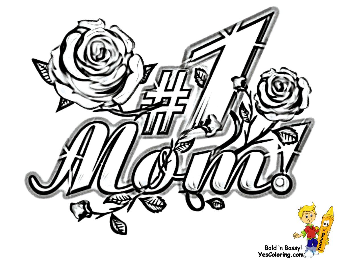 1200x927 Highest Mom Colouring Pages Coloring Inside For At Color