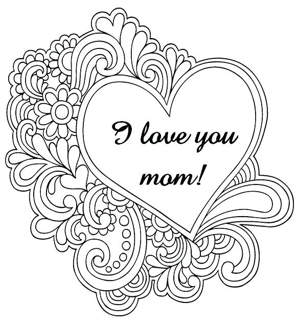 583x638 Mommy Coloring Pages Mom Coloring Pictures Mom Coloring Pages
