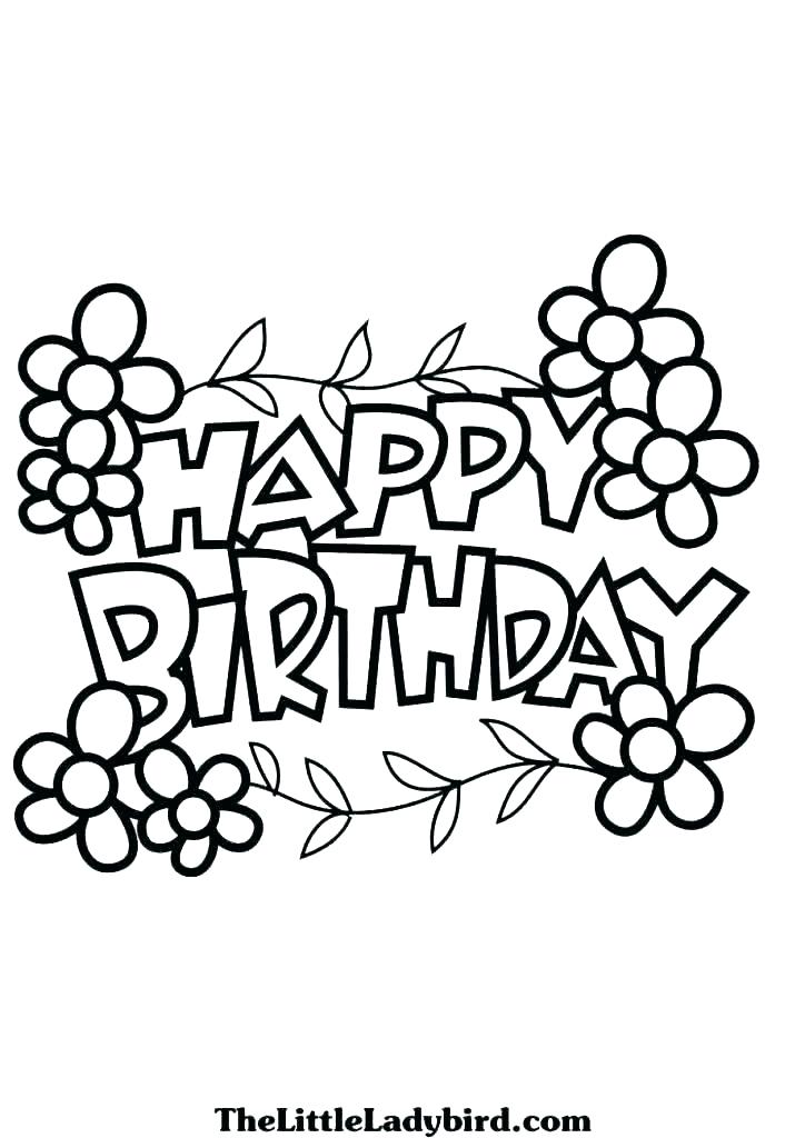 724x1024 Happy Birthday Nana Coloring Pages