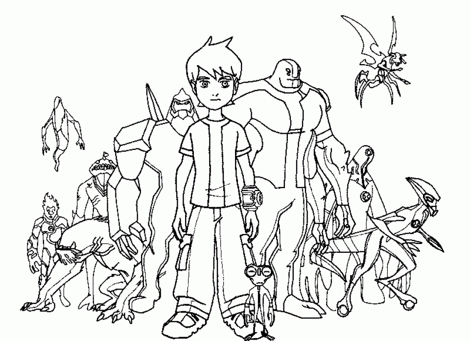 Ben 10 Coloring Pages Fair Great Ben Ten Coloring Pages 27 960x696 Ben 10 Coloring Pages Fair Great Ben Ten Coloring Pages 27