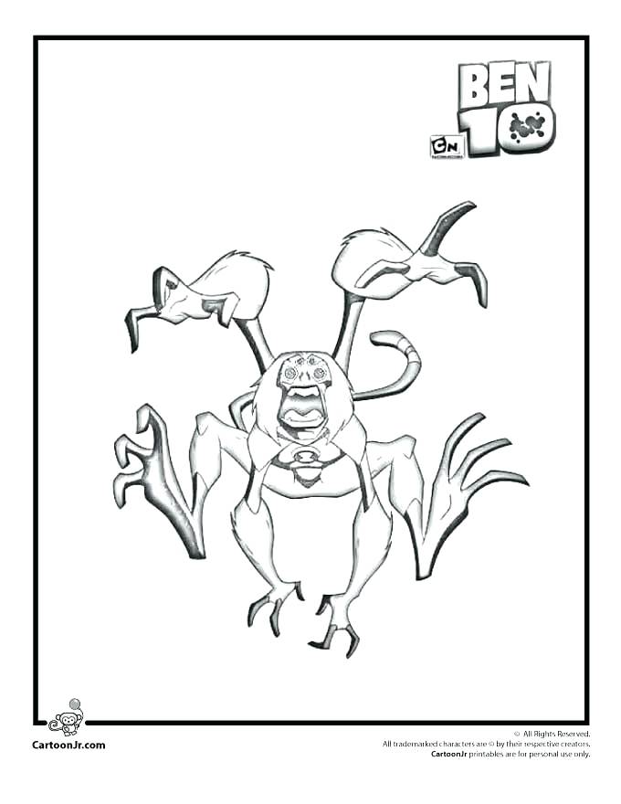 Ben 10 Coloring Pages Great Coloring Pages Image Cartoon Monkeys 680x880 Ben 10 Coloring Pages Great Coloring Pages Image Cartoon Monkeys
