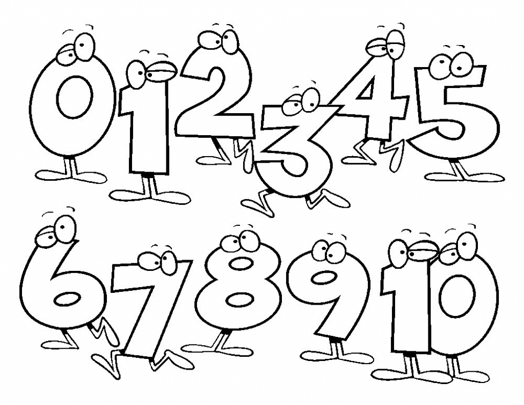 Numbers 1 10 Coloring Page 1024x791 Numbers 1 10 Coloring Page
