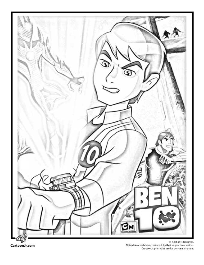 Ben 10 Coloring Pages Ben 10 And Watch Coloring Page Cartoon Jr 680x880 Ben 10 Coloring Pages Ben 10 And Watch Coloring Page Cartoon Jr