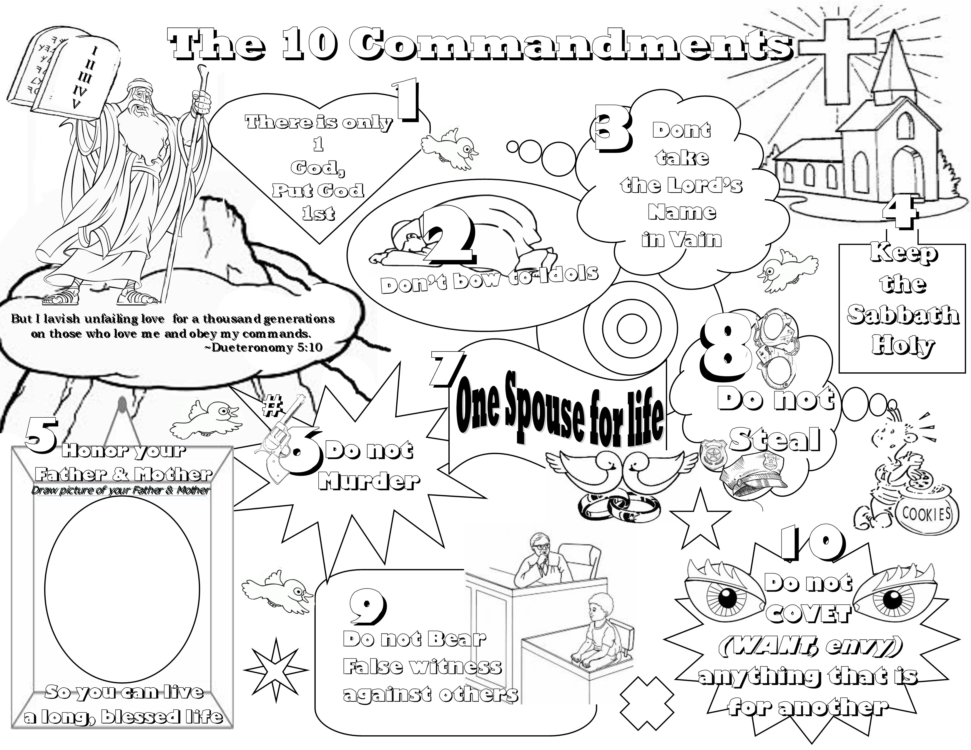 3300x2550 Ten Commandments Coloring Pages Awesome 10 Commandments Coloring