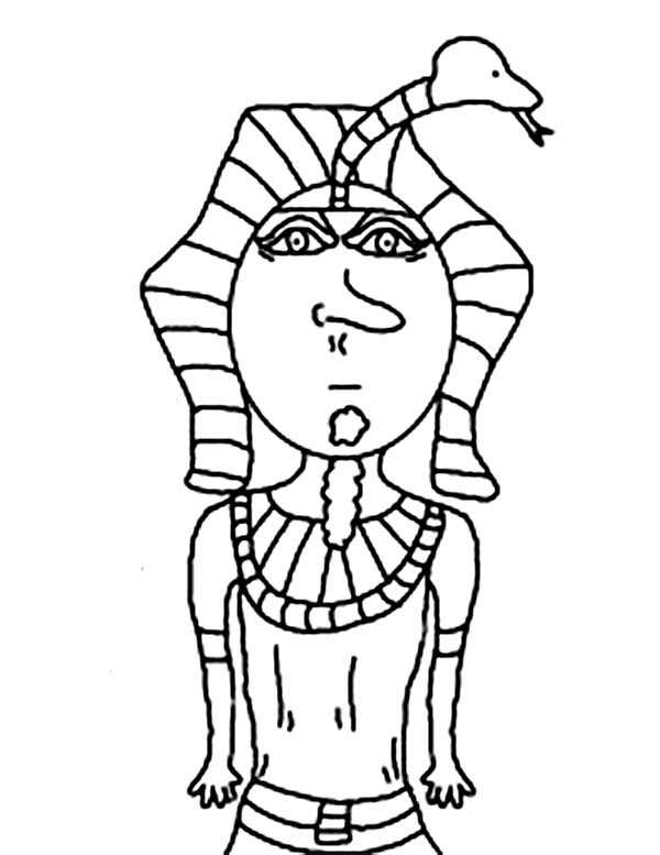 600x777 Cartoon Of Pharaoh In 10 Plagues Of Egypt Coloring Page Coloring Sun