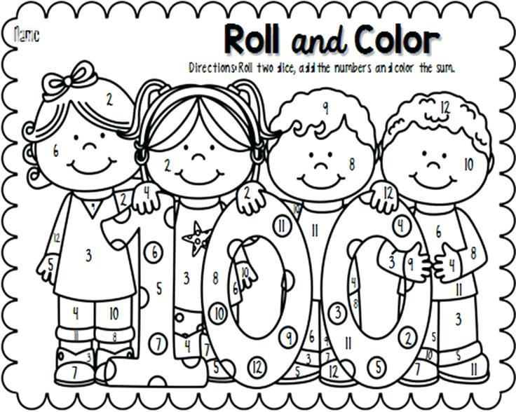 736x588 100 Day Coloring Pages 100 Day Of School Coloring Pages Coloring
