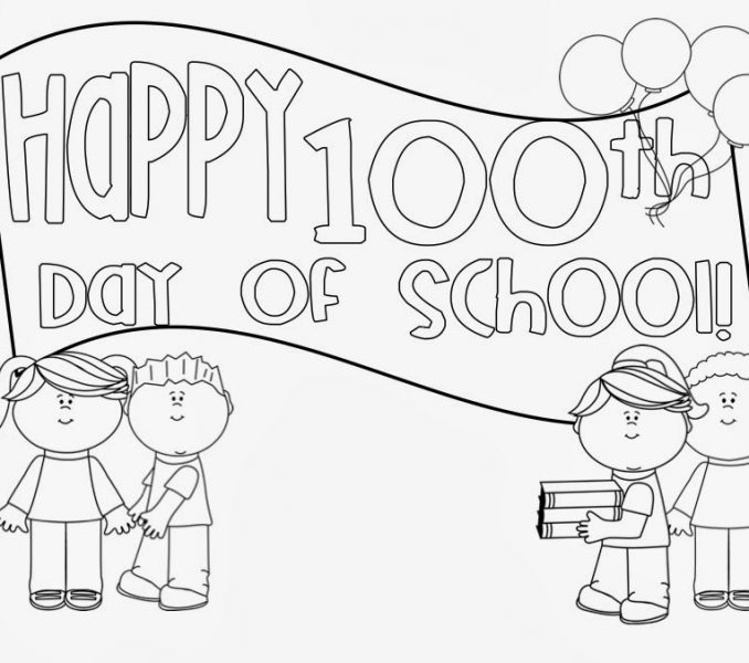 678x600 100 Day Coloring Pages Coloring Page Ideas