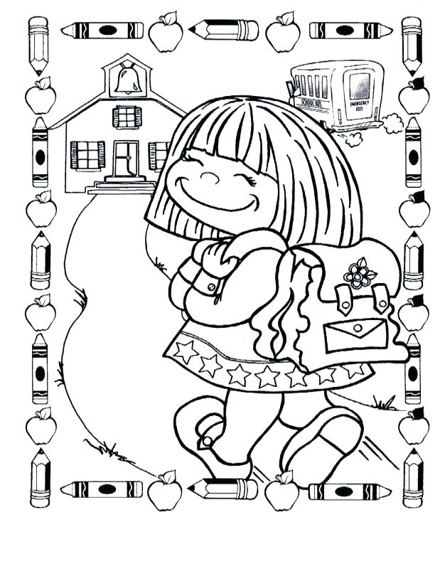 619x800 100 Days Of School Coloring Pages First Day Of School Coloring