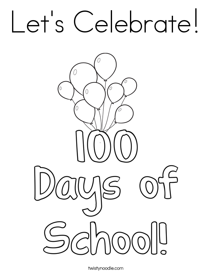 685x886 100 Days Of School Coloring Pages Lets Celebrate 23 Coloring Page