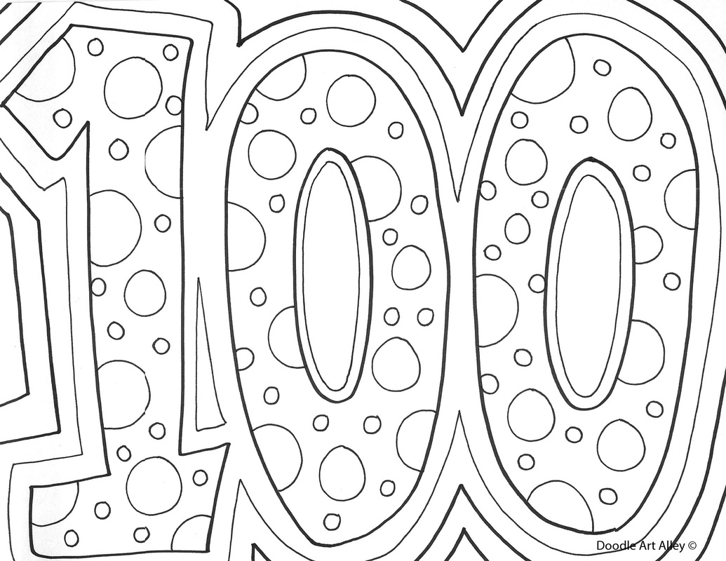 1035x800 100th Day Of School Celebration Classroom Doodles Within 100th